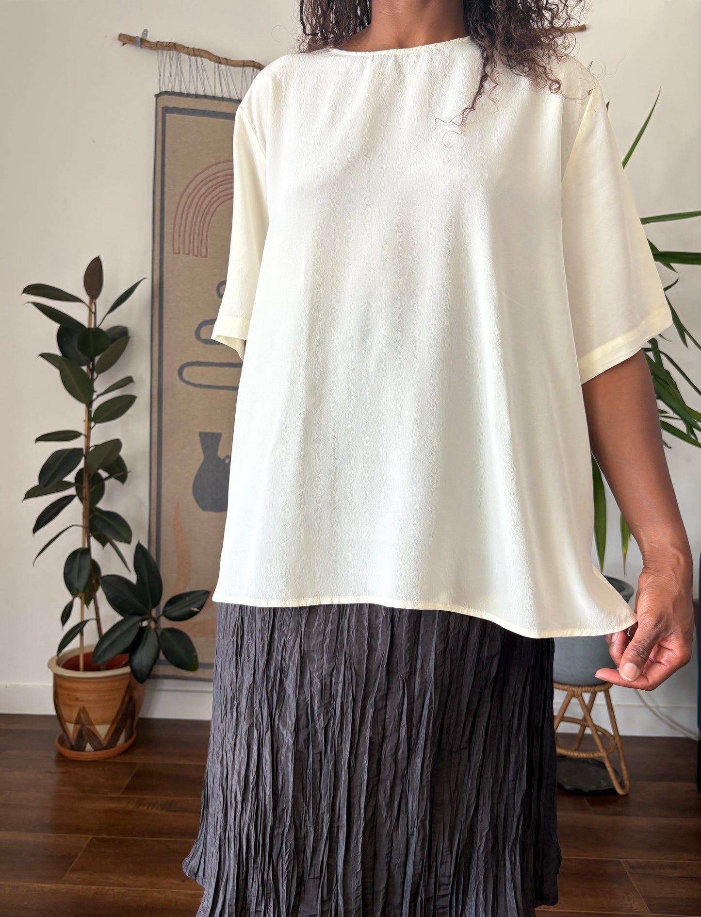 August Max Woman silk top, 16-18