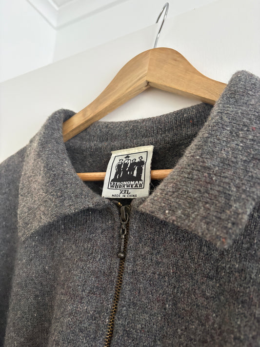 Workwear wool sweater
