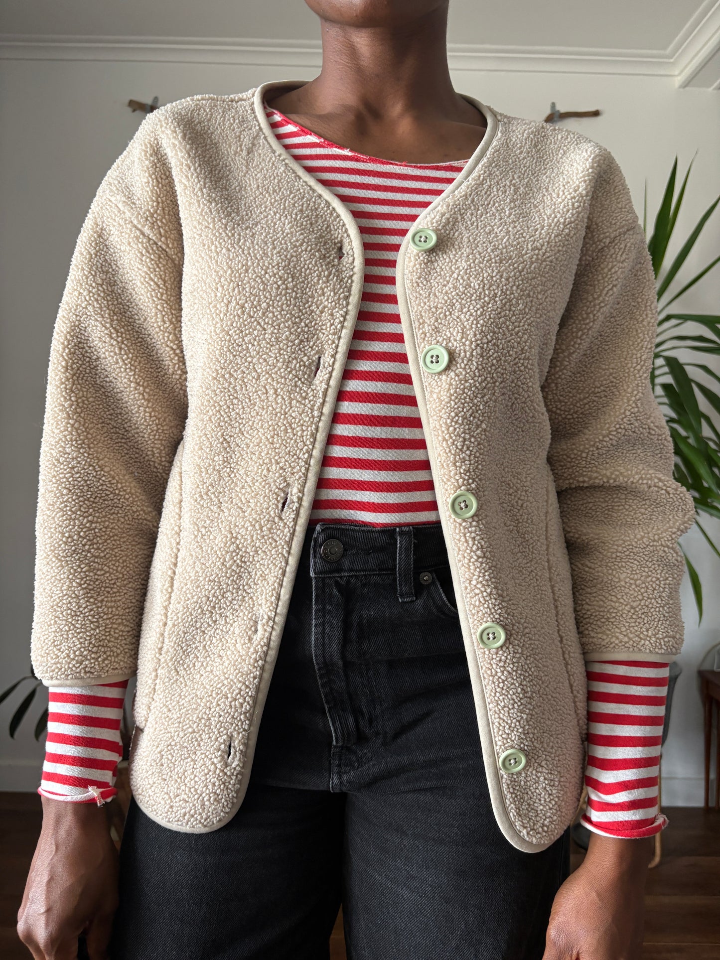 Muji tufted jacket, 6-8