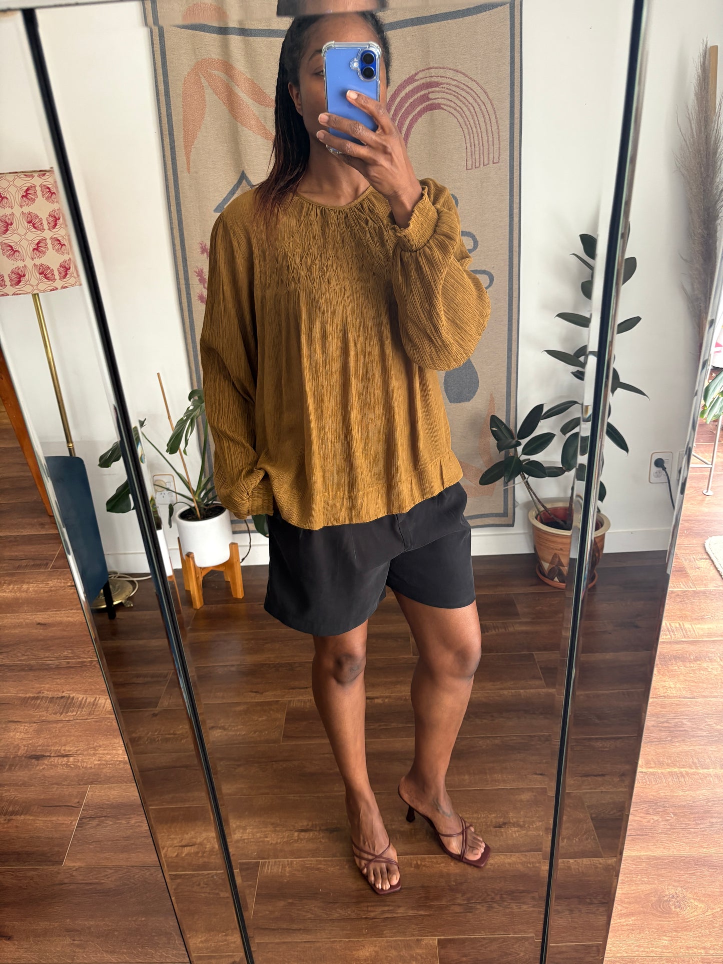 Max crinkle top, 14-16