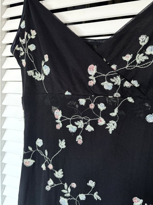 HD embroidered dress, 10-12