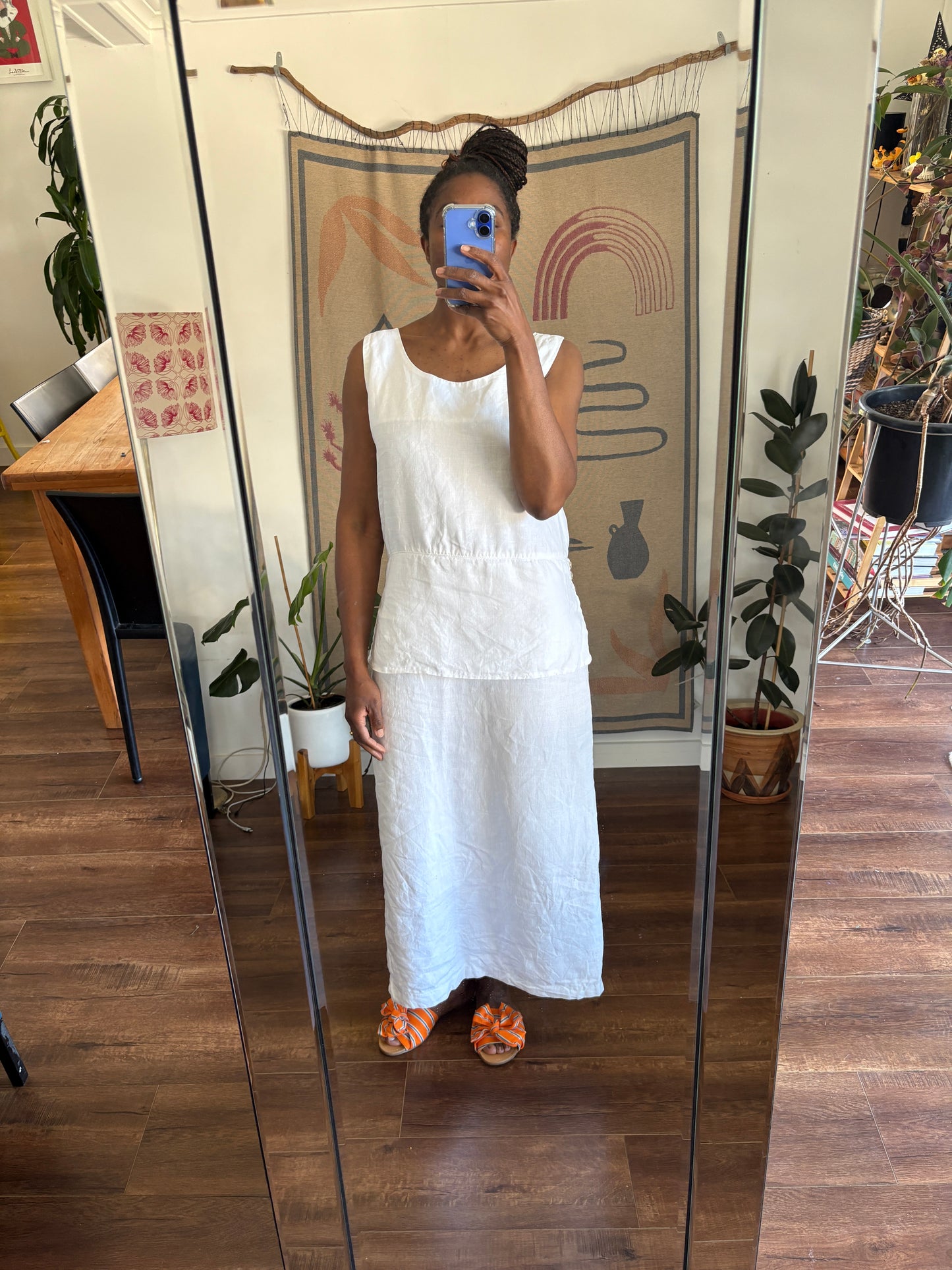 Morgan Spencer linen dress, 12
