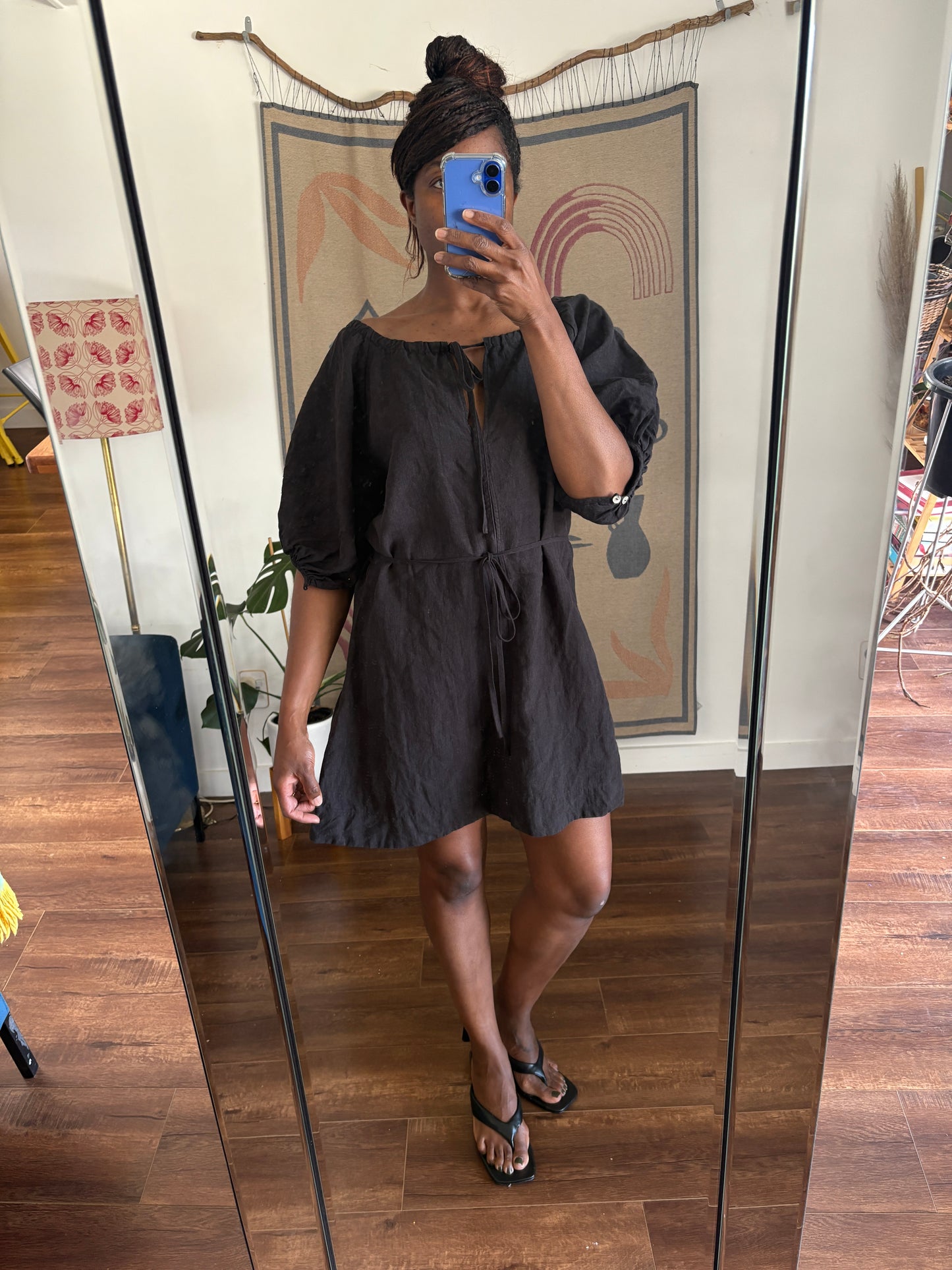 Marle linen dress, 8-12