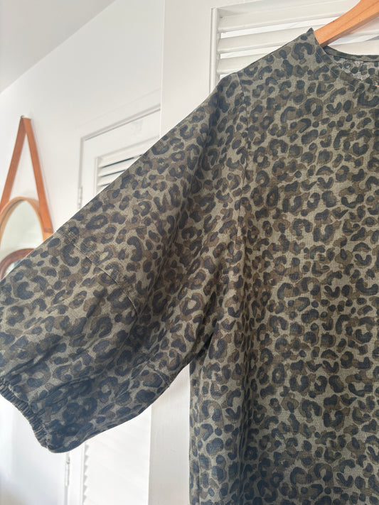 Zest leopard print top, 10-12
