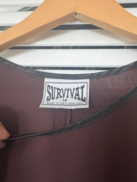 Survival sheer top, 10-14