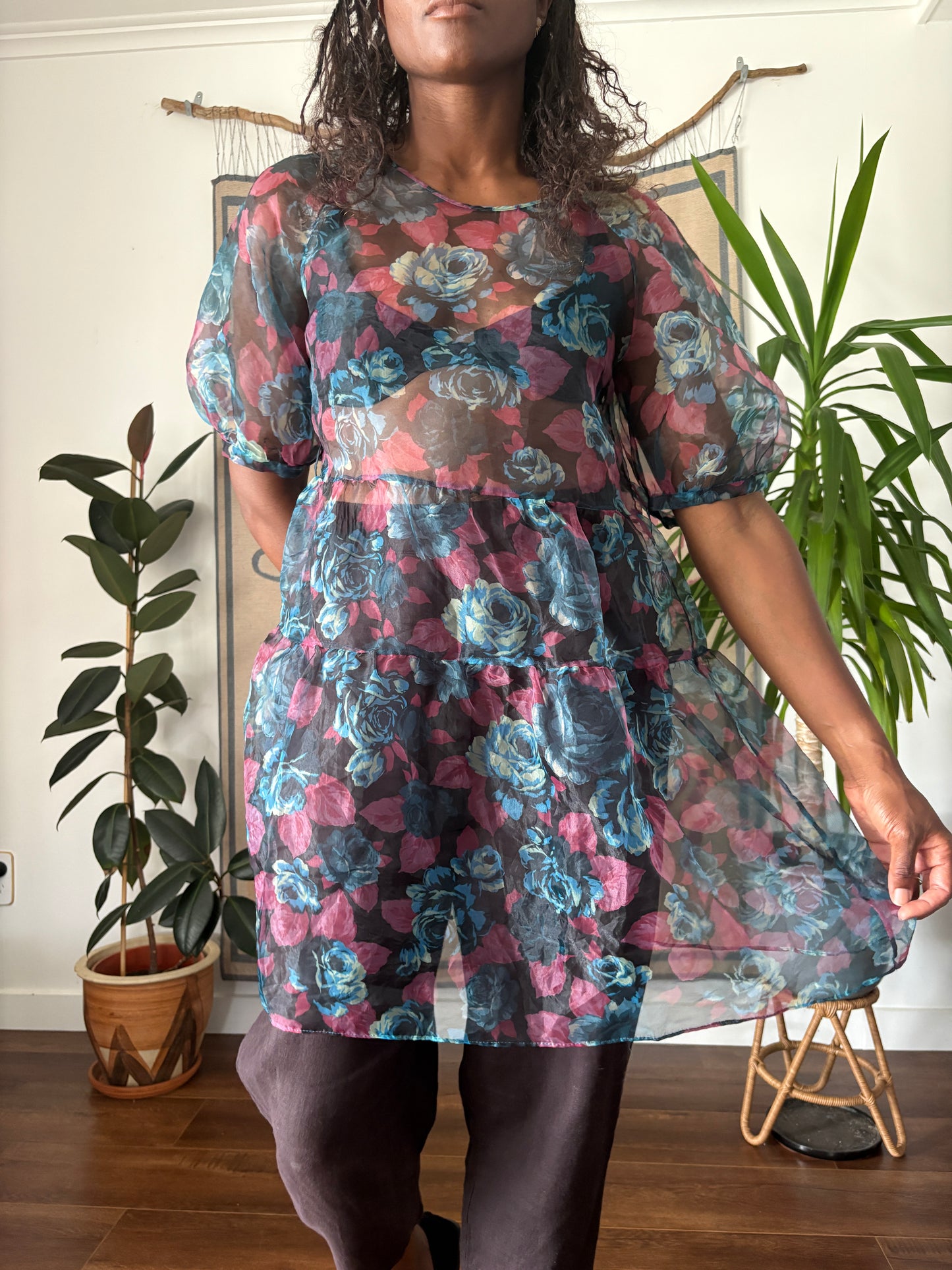 Zara sheer dress, 10-14