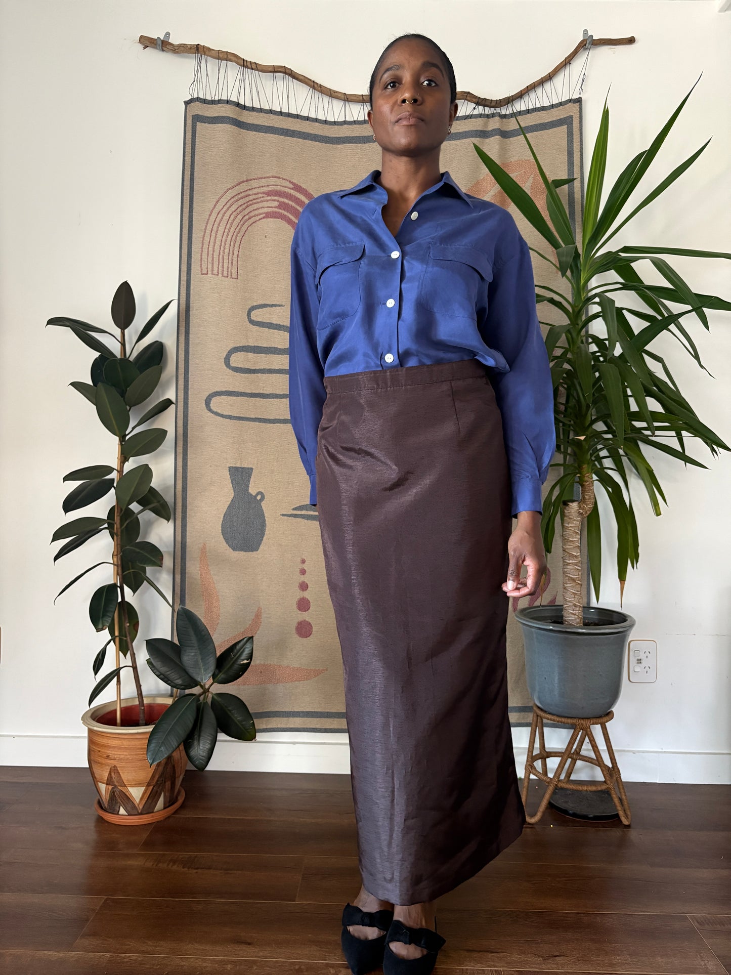 Handmade silk skirt, 12