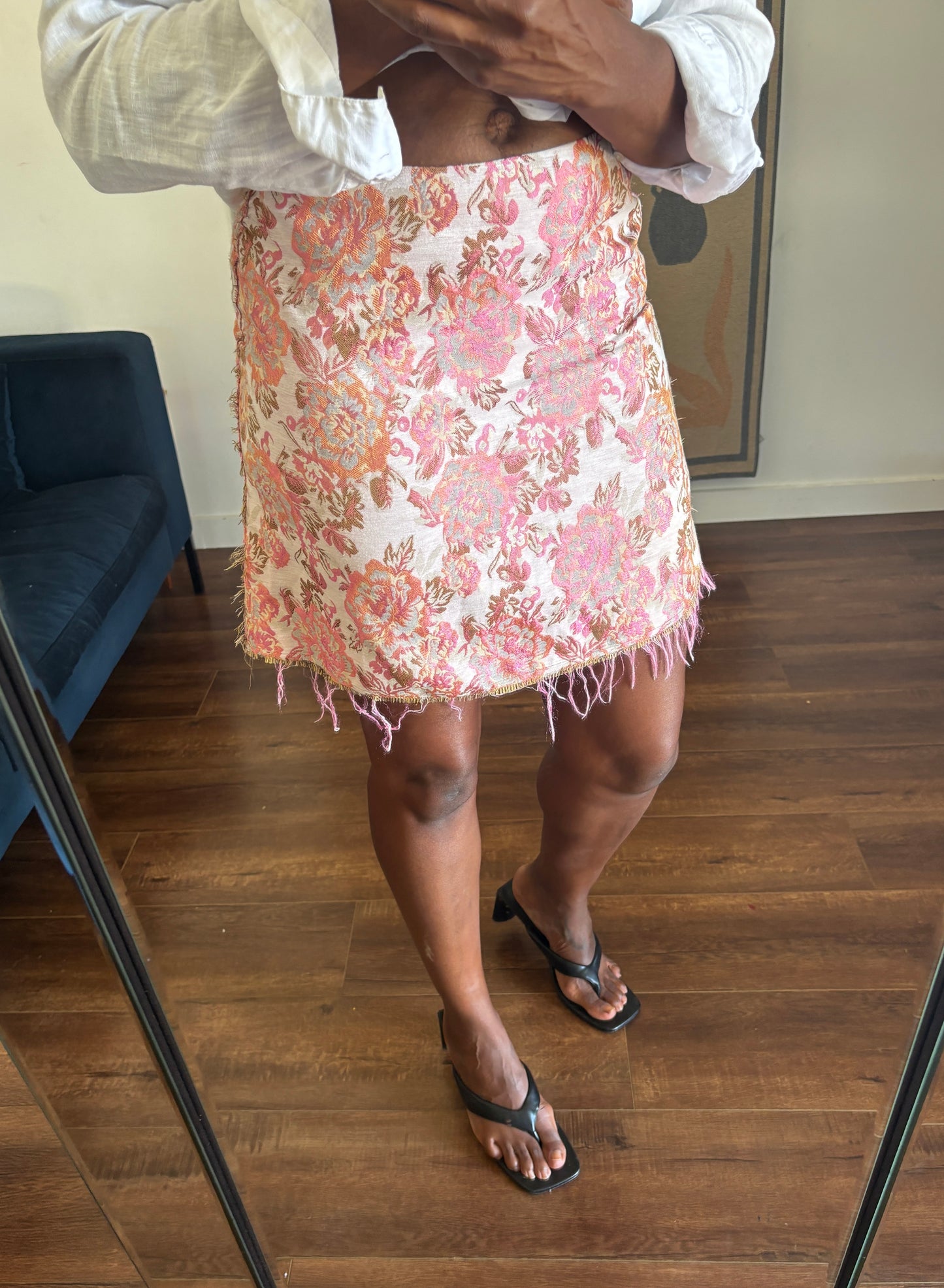 ASOS brocade mini, 10-12