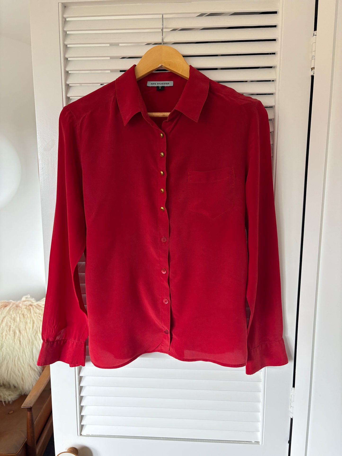 Kate Sylvester silk shirt, 10
