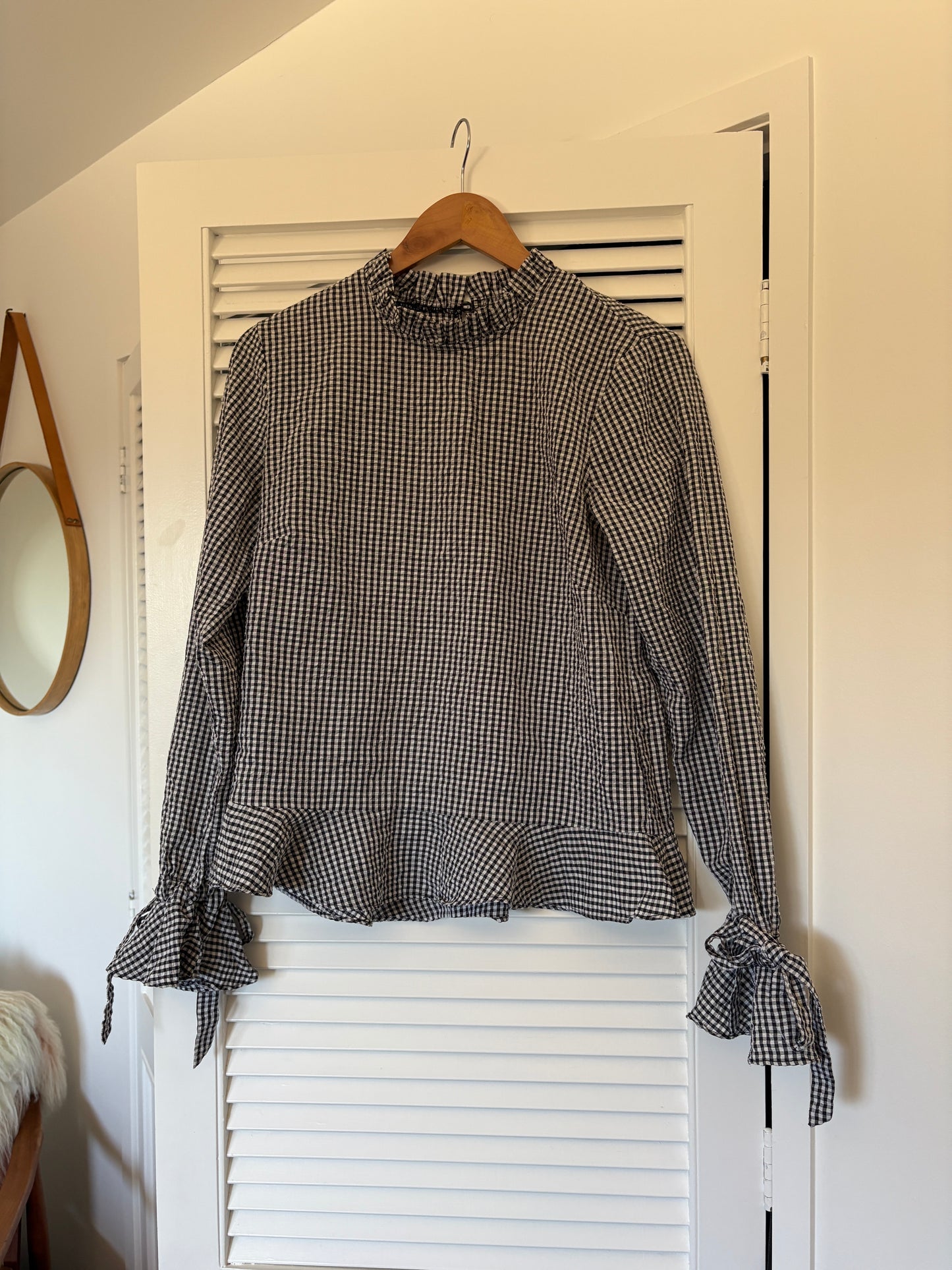 ATMOS&HERE crinkle top, 8-10