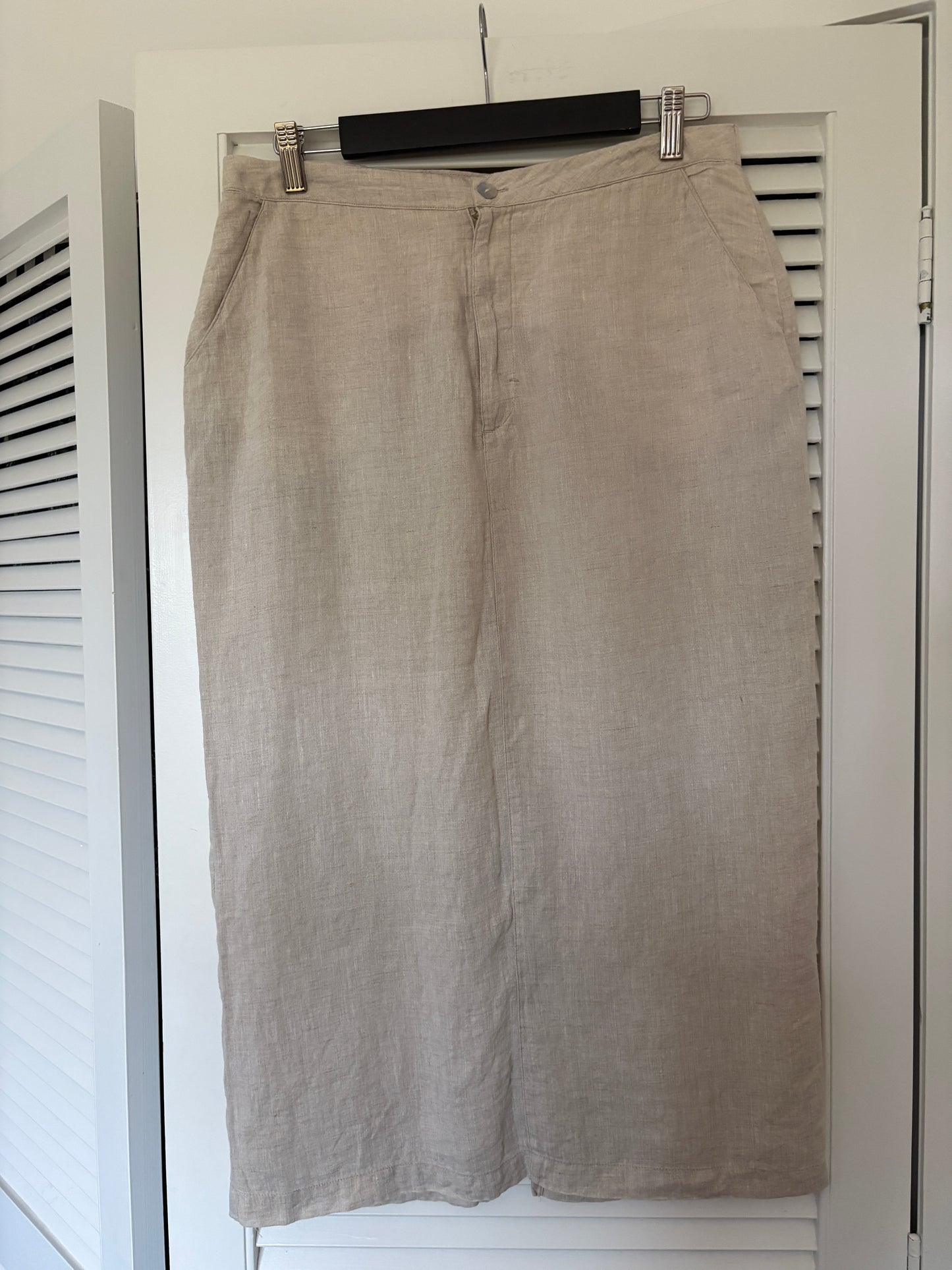 Chico’s design linen skirt, 12