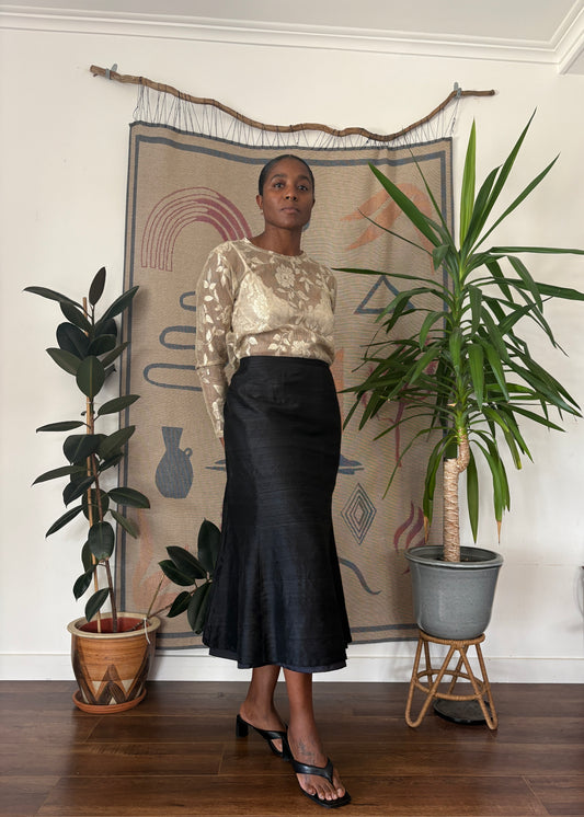 Bidswear silk skirt, 18