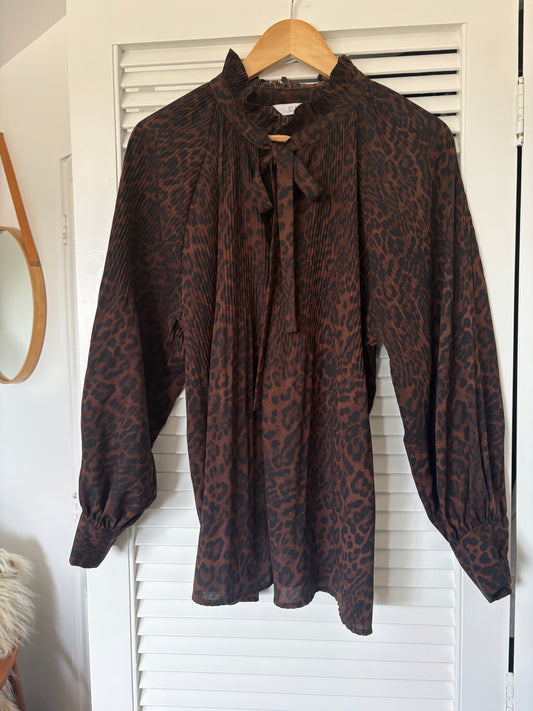 Ella J leopard print top, 10-14