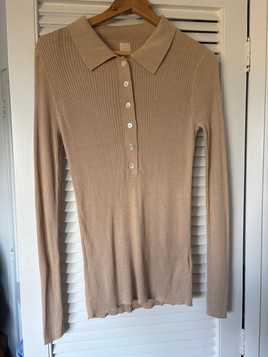 H&M stretch ribbed top, 10-16