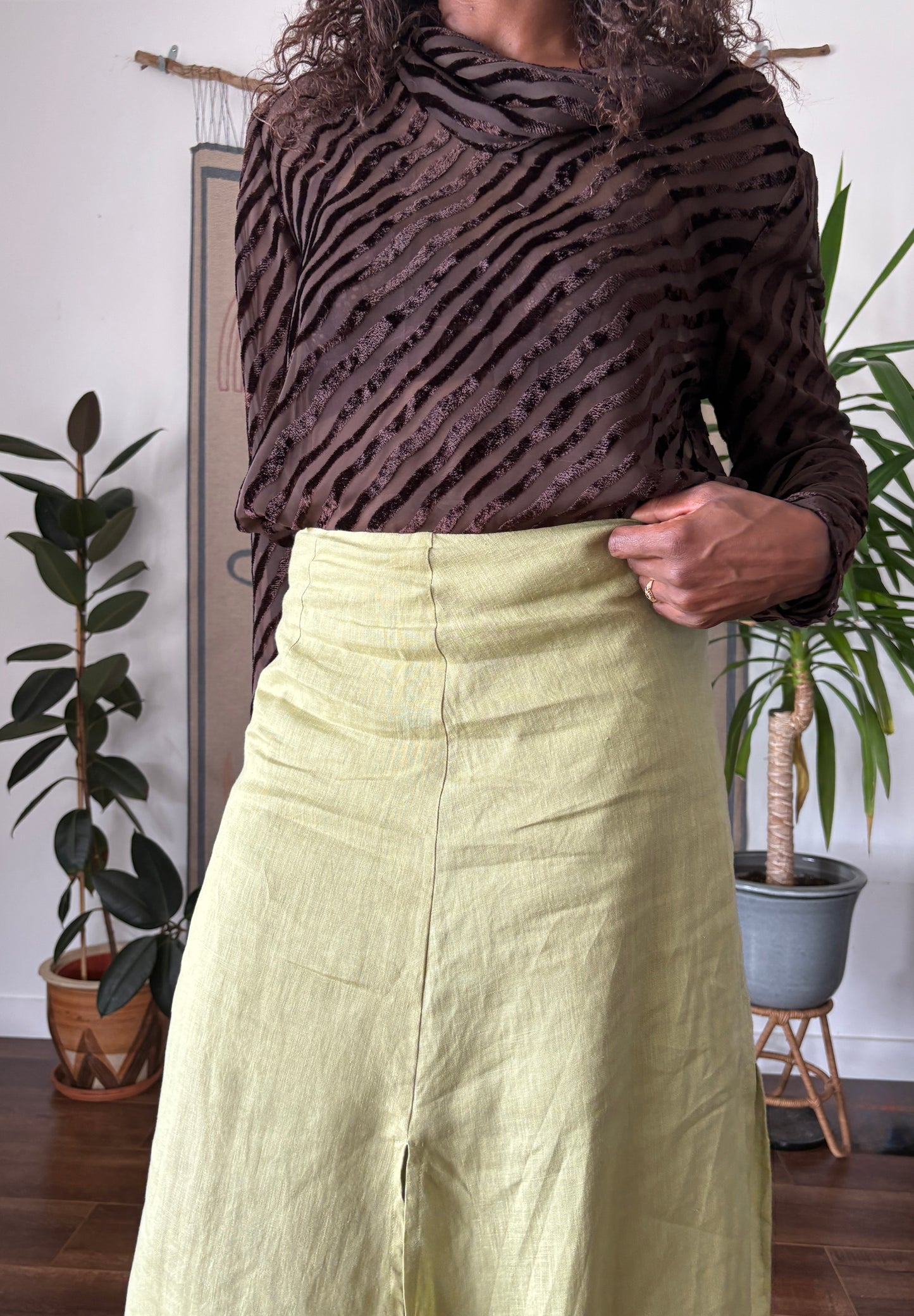 Nice Things linen skirt, 10