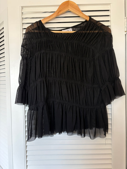 Et Alia shirred top, 10-14