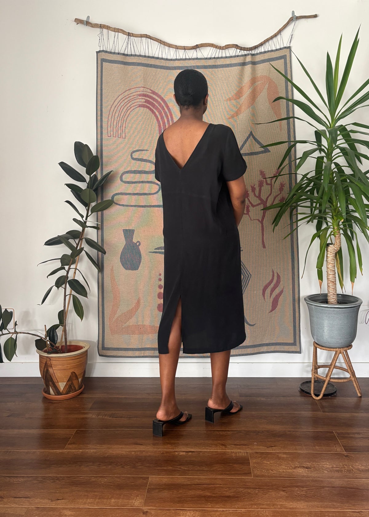 Huffer silk dress, 8-10