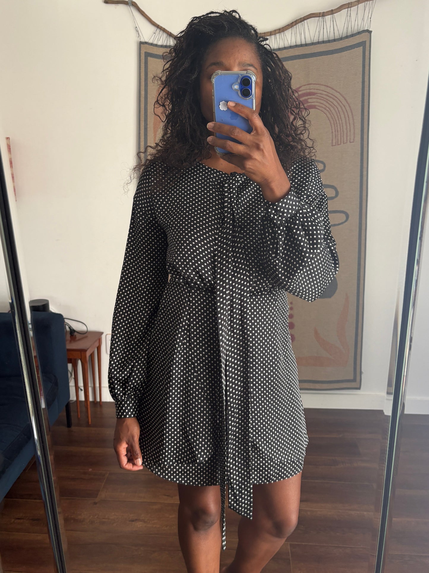 Tussah spotted dress, 10