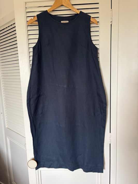 Harlowe linen dress, 8-10