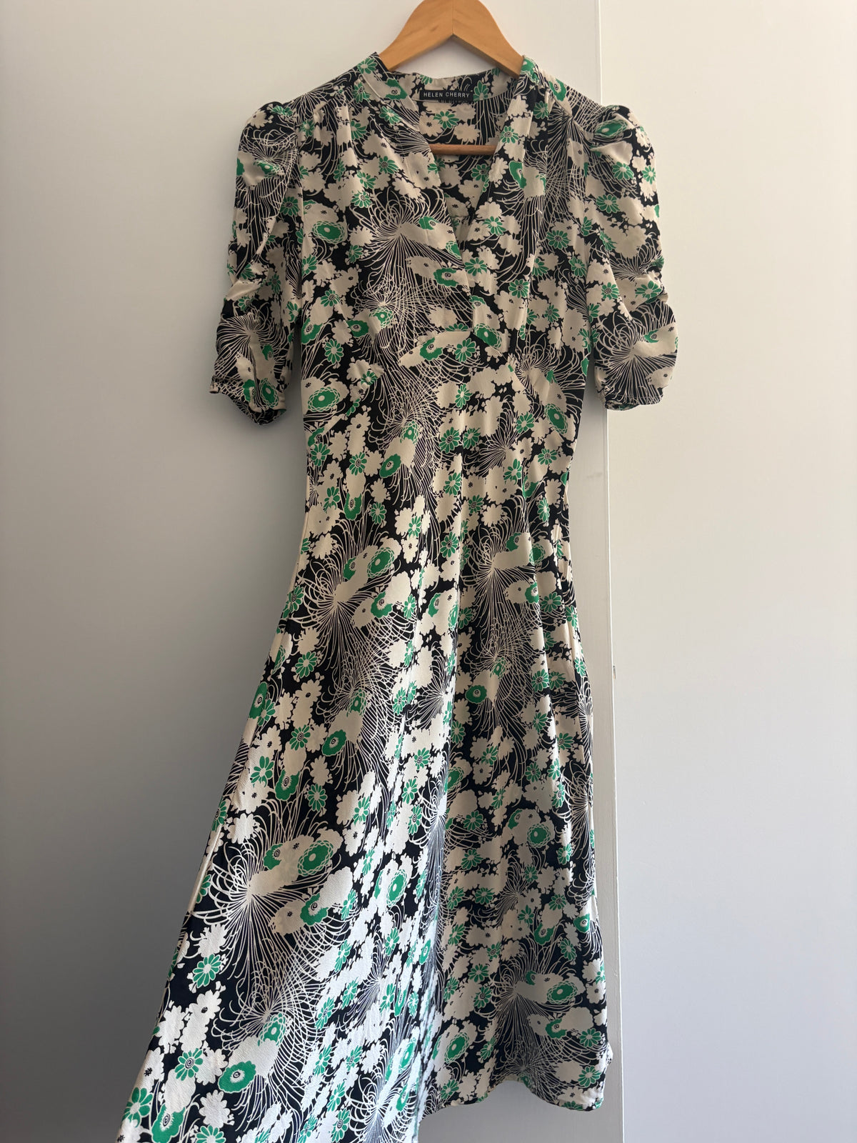 Helen Cherry silk dress, 10