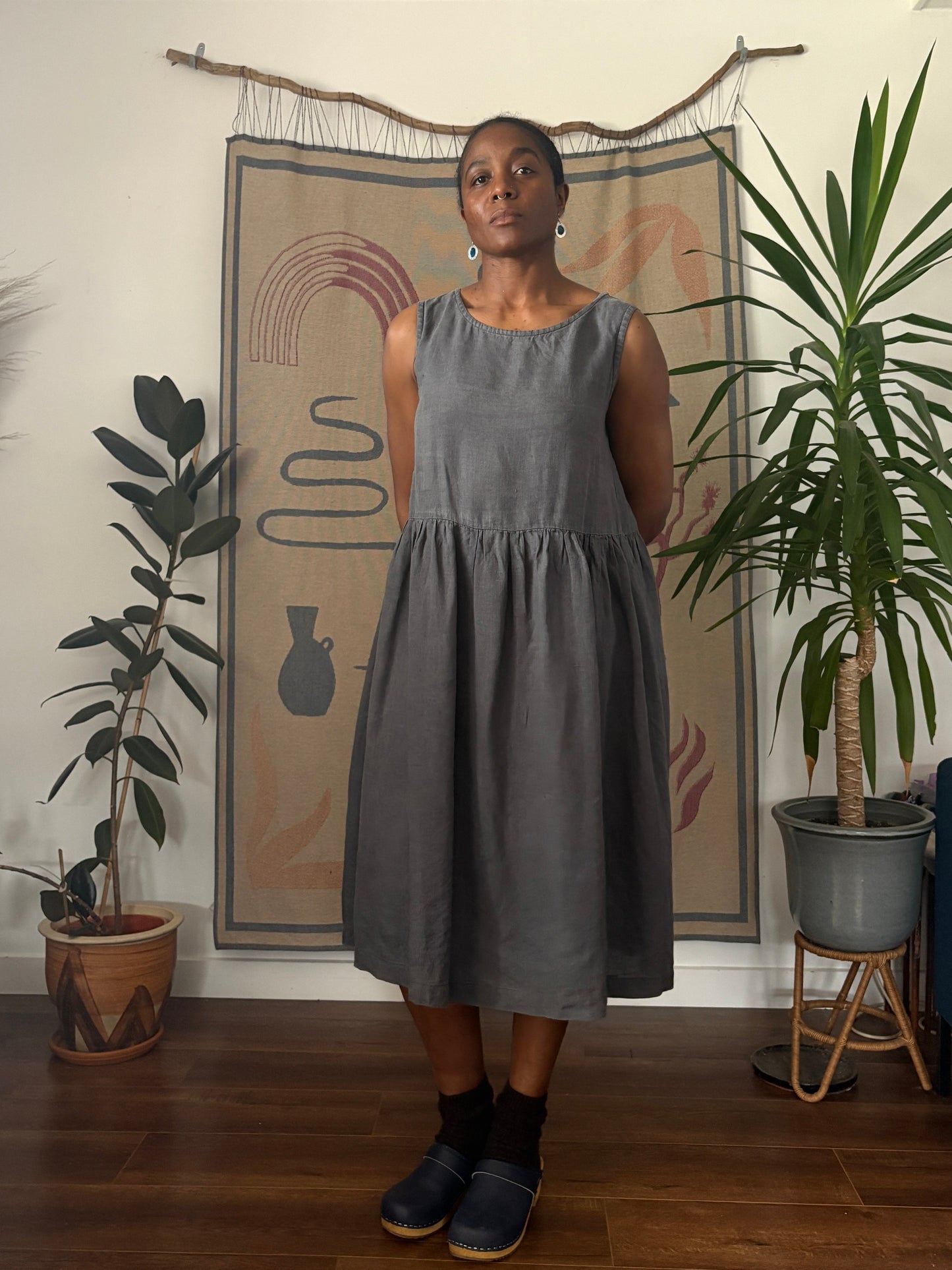 not PERFECT LINEN dress, 8-10