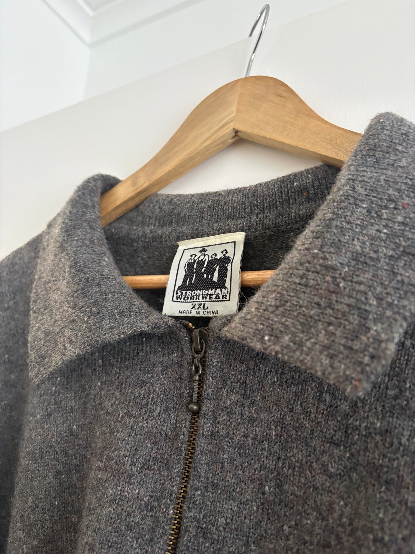 Workwear wool sweater