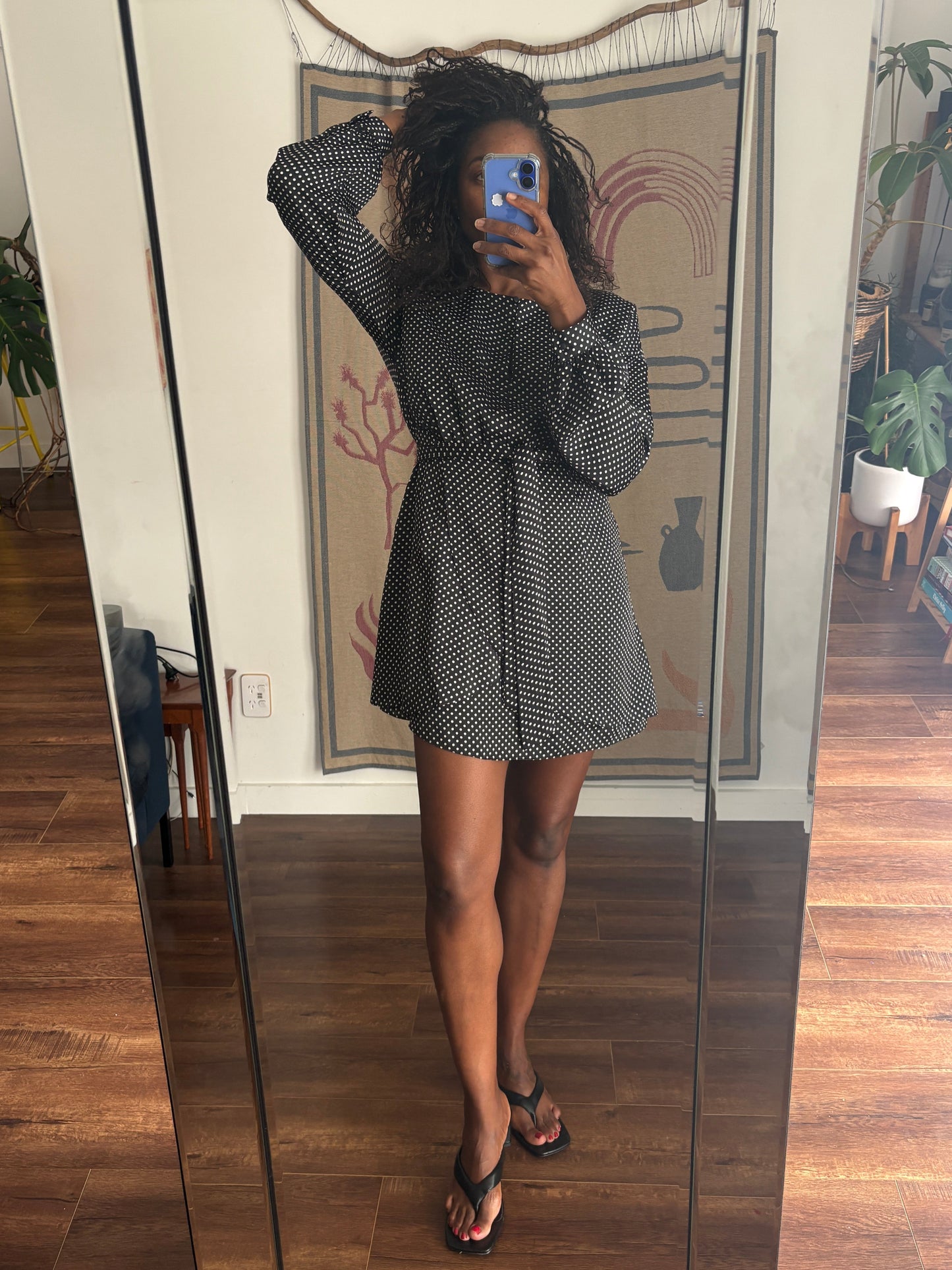 Tussah spotted dress, 10