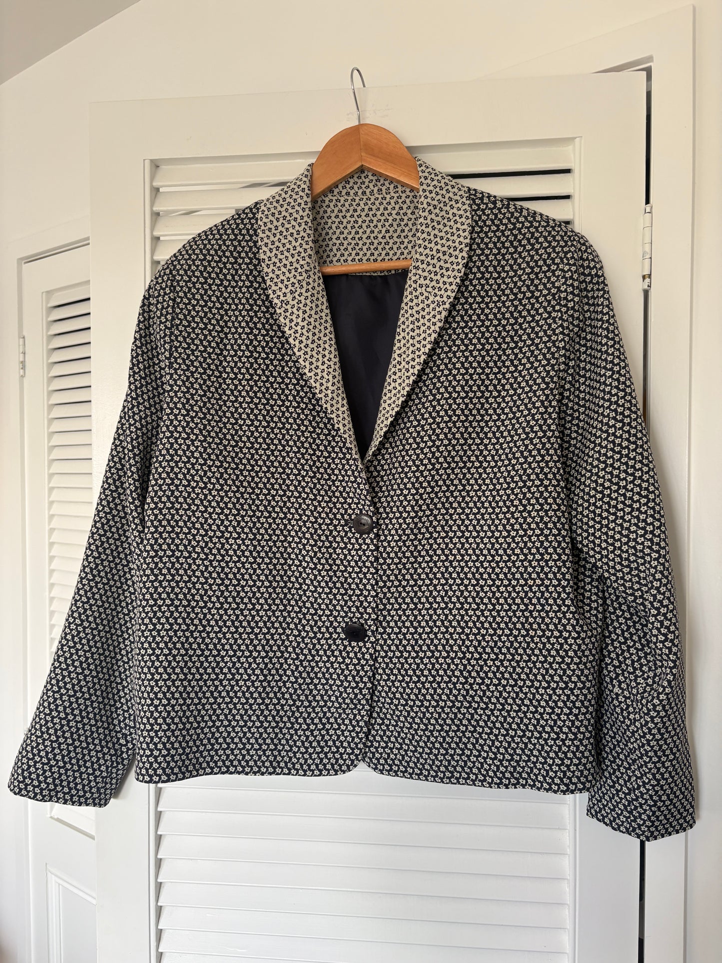 Floral print jacket, 10-12