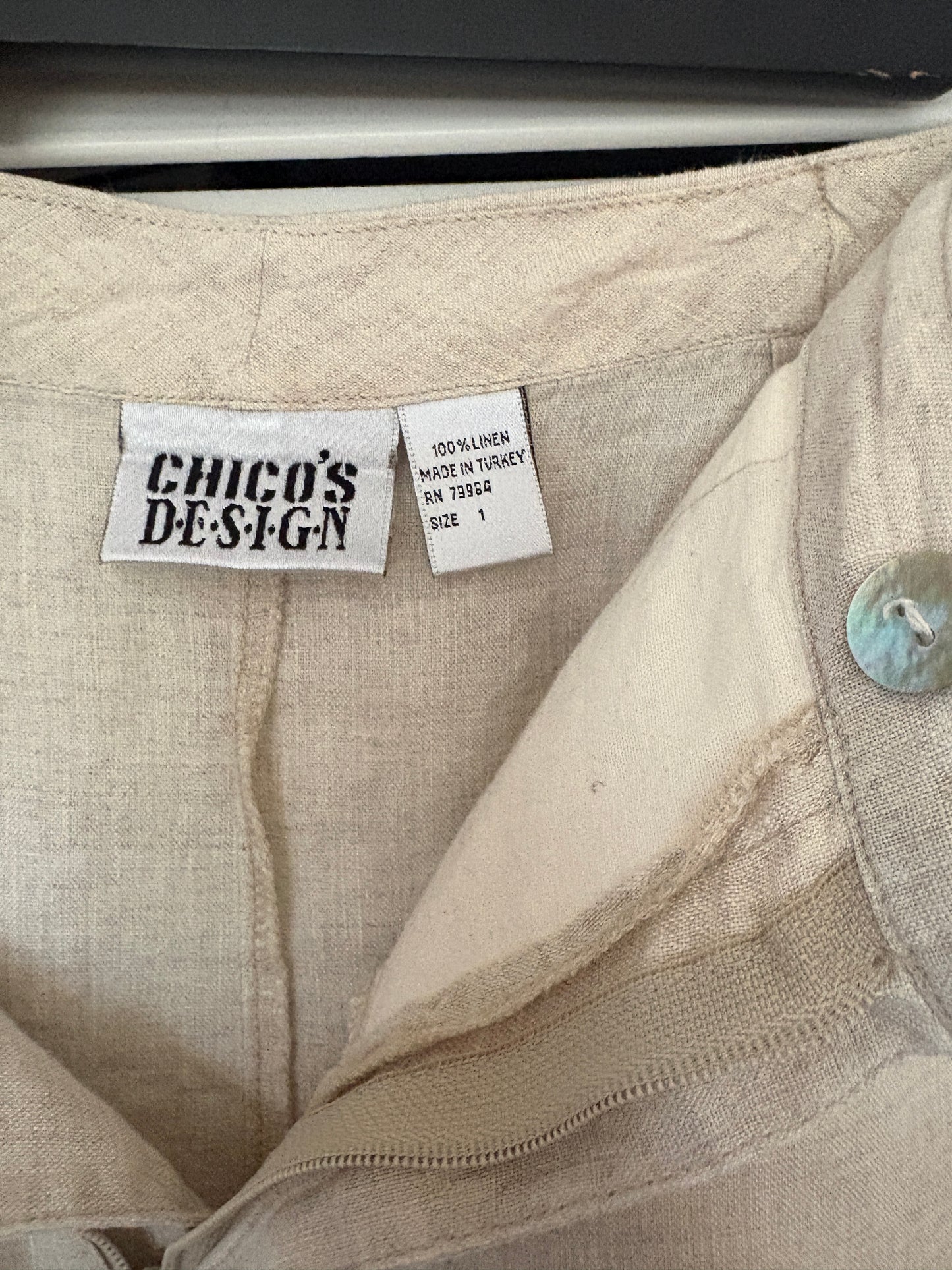 Chico’s design linen skirt, 12