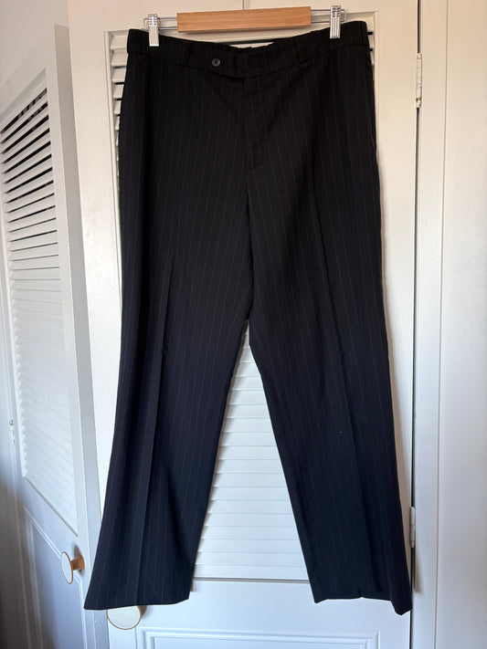 Pinstripe pants, 10-12