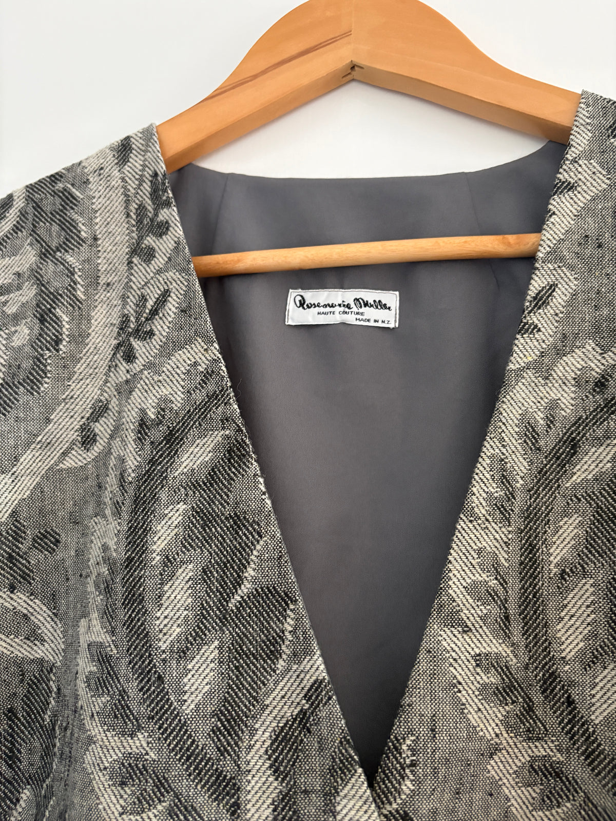 Rosemarie Miller Haute Couture vest, 10-14