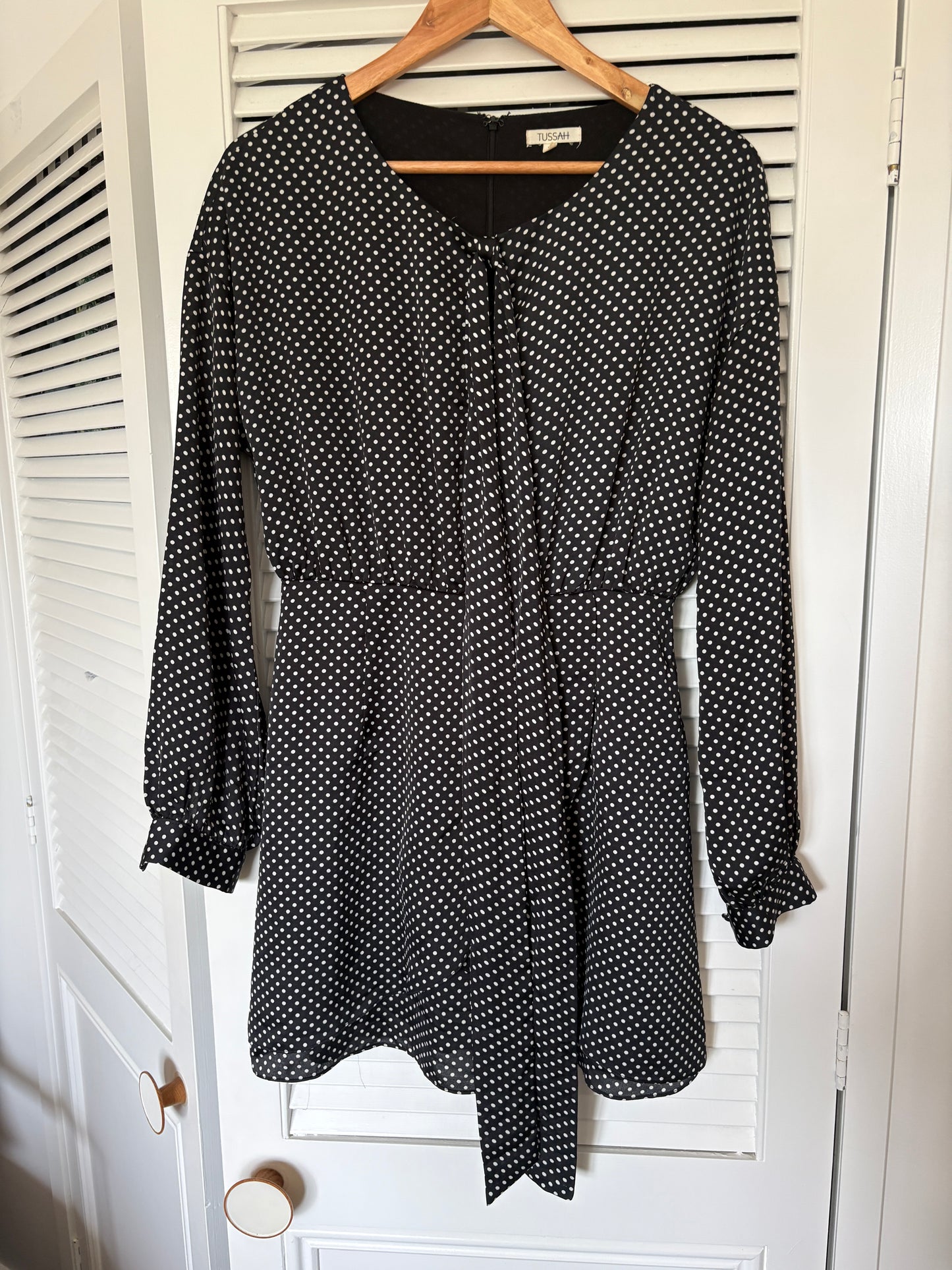 Tussah spotted dress, 10