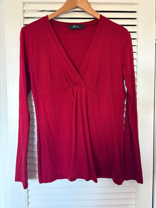 Max merino top, 8-10