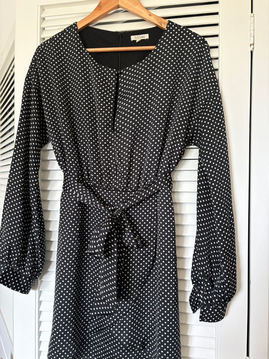 Tussah spotted dress, 10