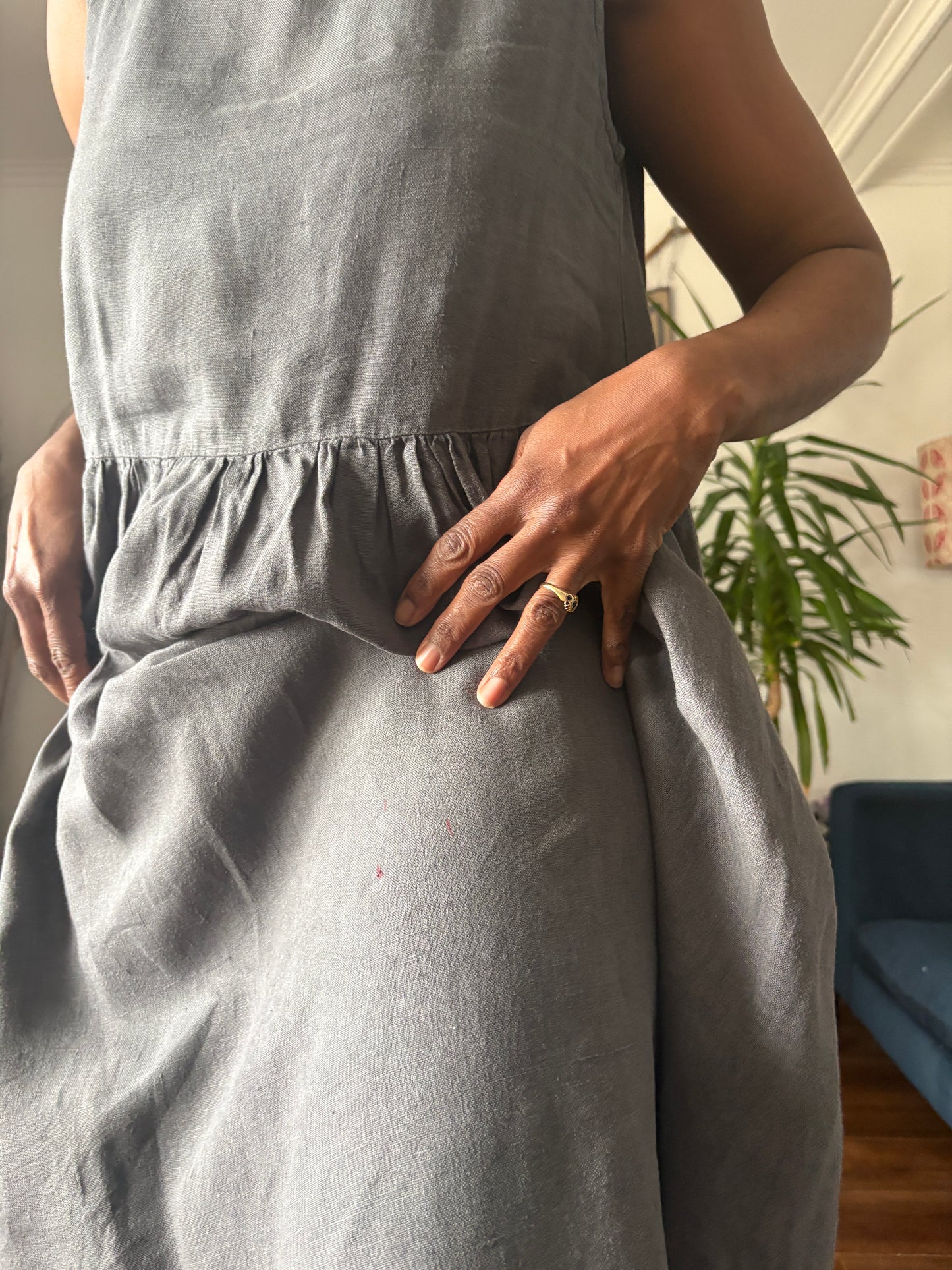 not PERFECT LINEN dress, 8-10