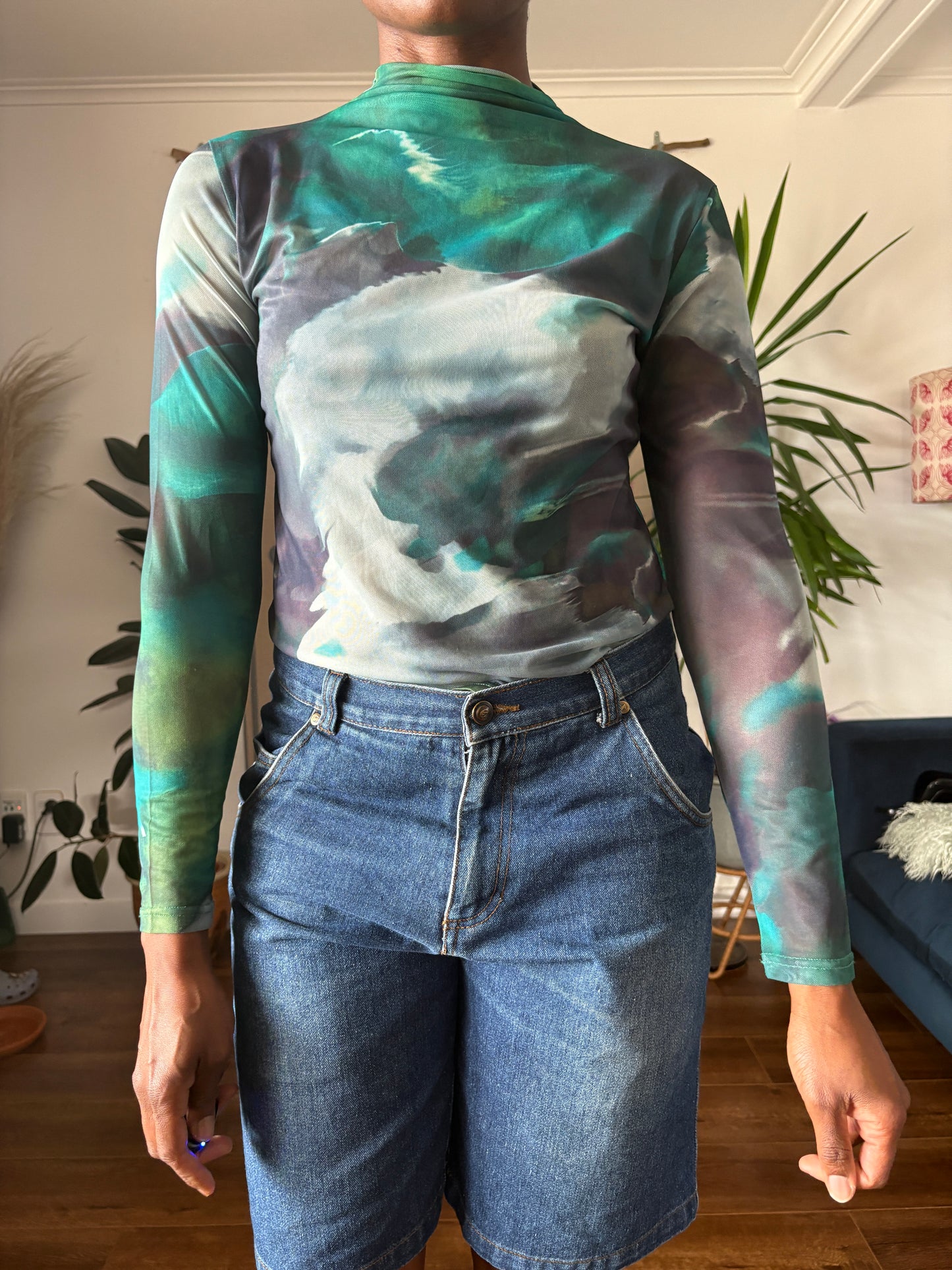 Polyester mesh top, 10