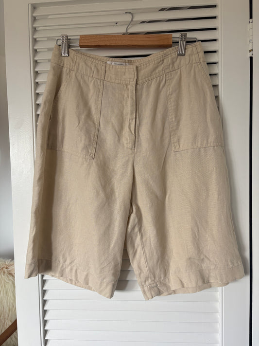 Trenery linen shorts, 10