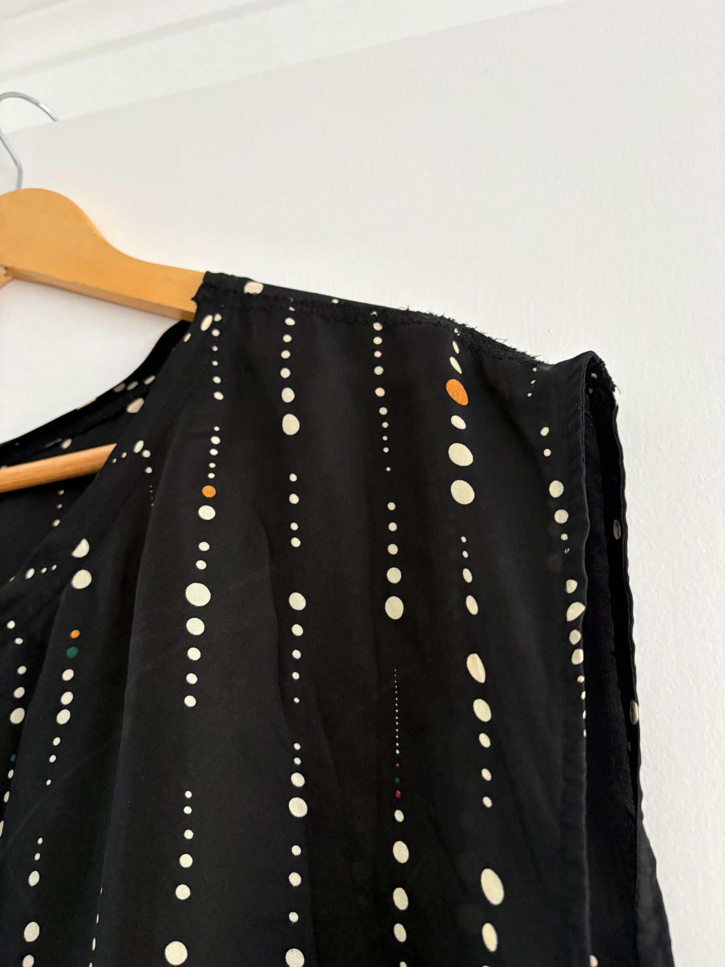 Chaos Divibe silk top, 10-14
