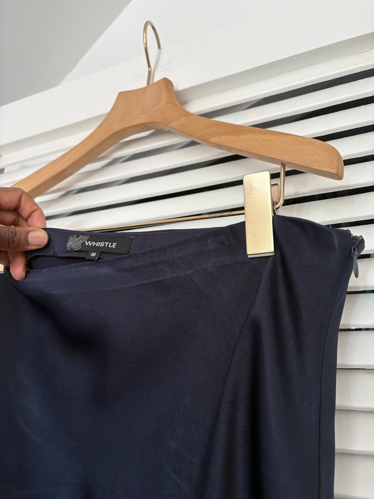 Whistles viscose skirt, 16