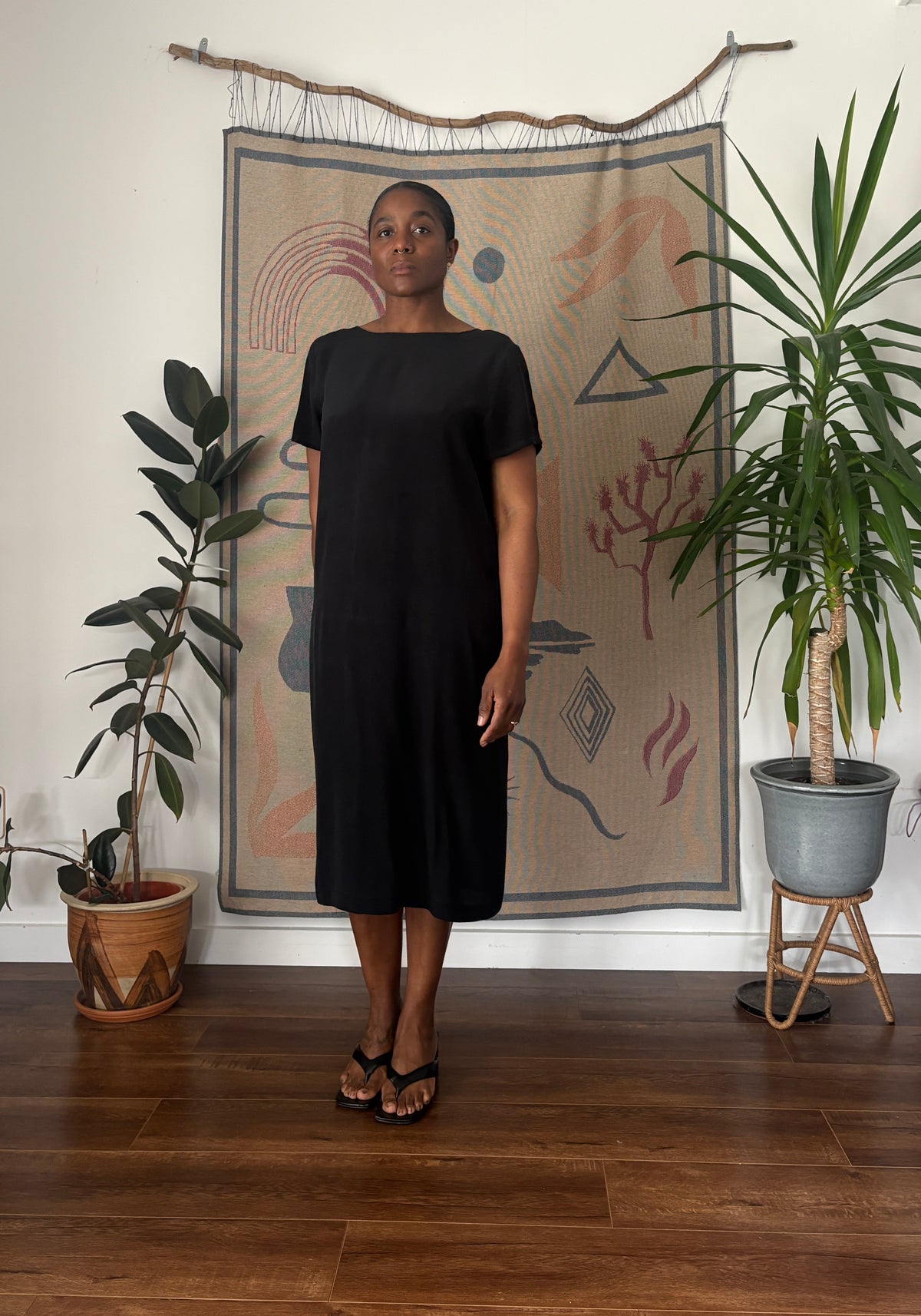 Huffer silk dress, 8-10
