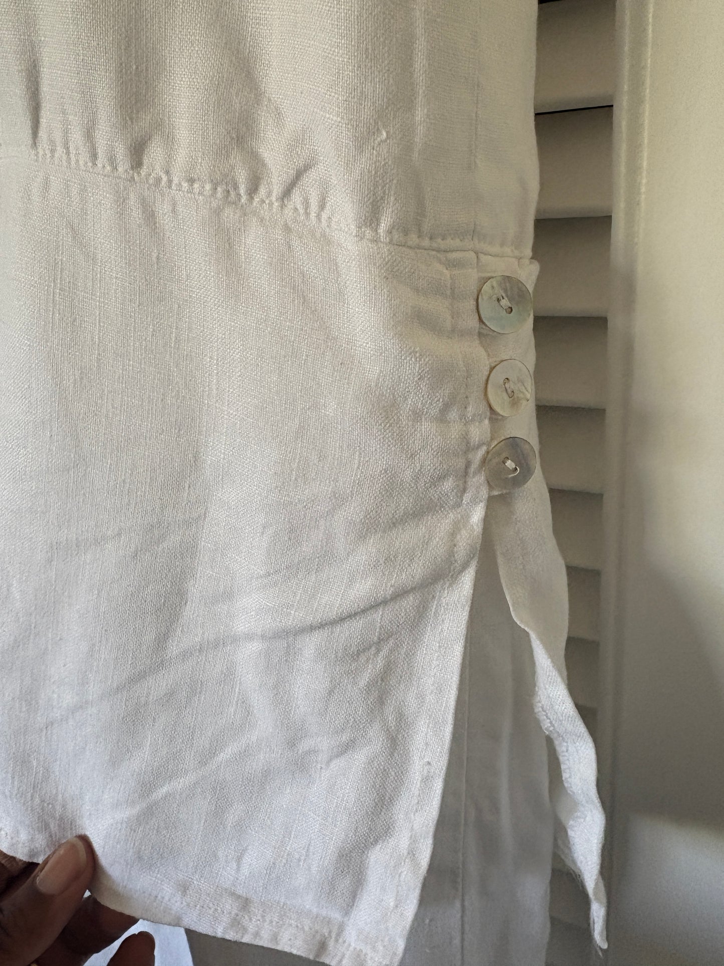 Morgan Spencer linen dress, 12