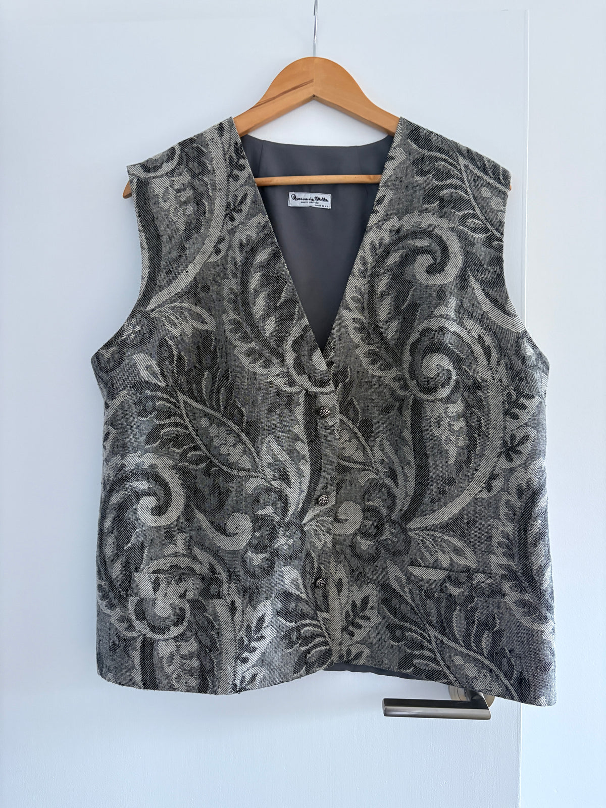Rosemarie Miller Haute Couture vest, 10-14
