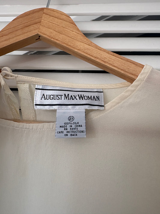 August Max Woman silk top, 16-18