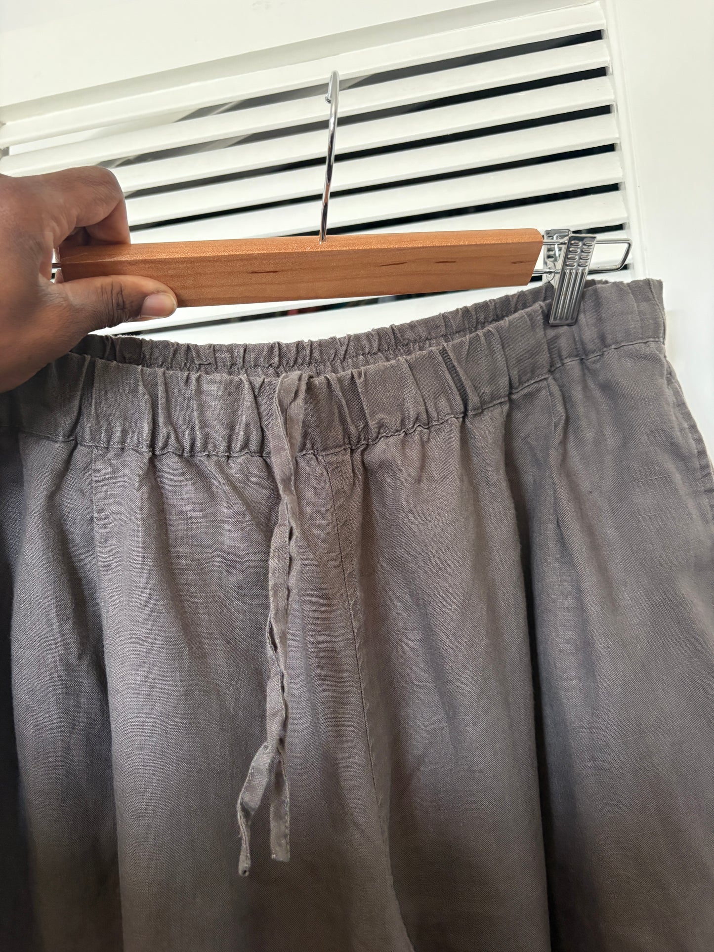Muji linen pants, 10-14