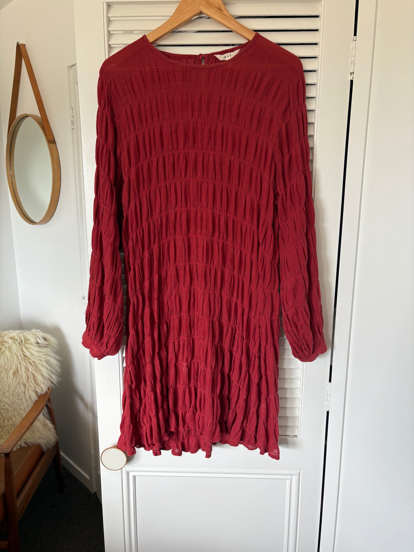 Max shirred dress, 16