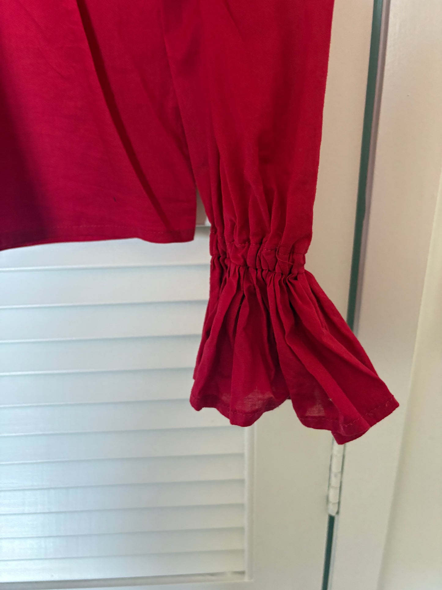 Handmade cotton top, 10