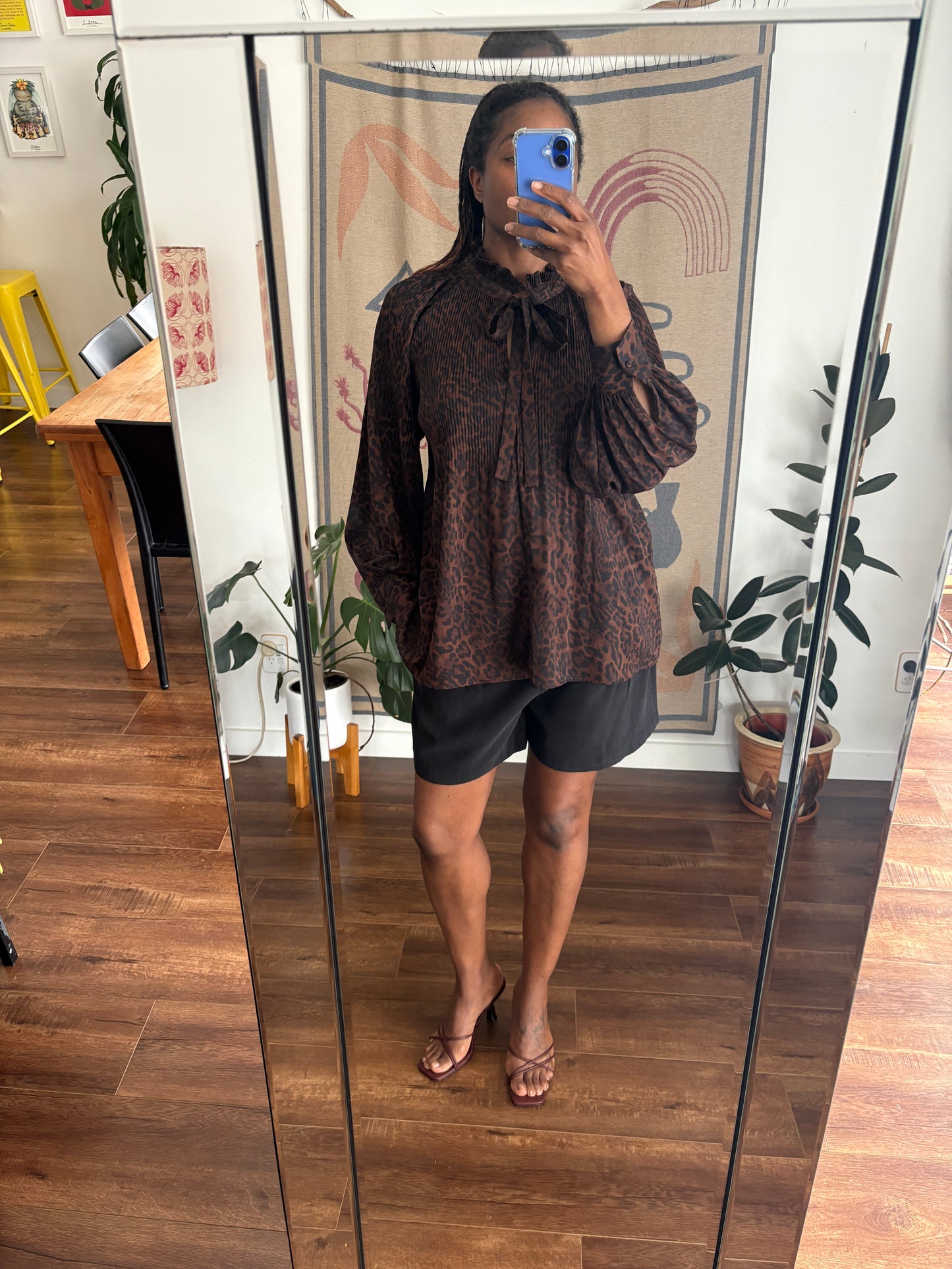Ella J leopard print top, 10-14