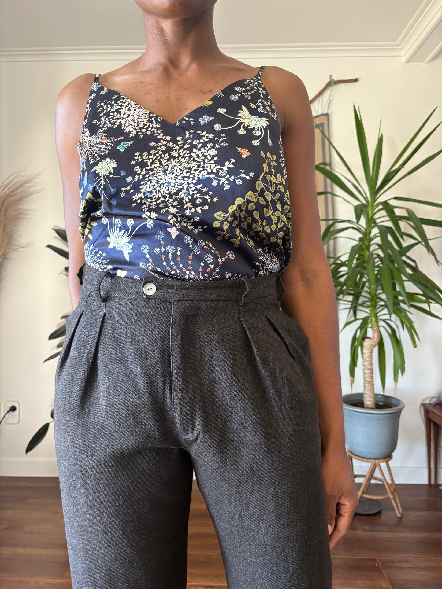 Floral print singlet, 10-12