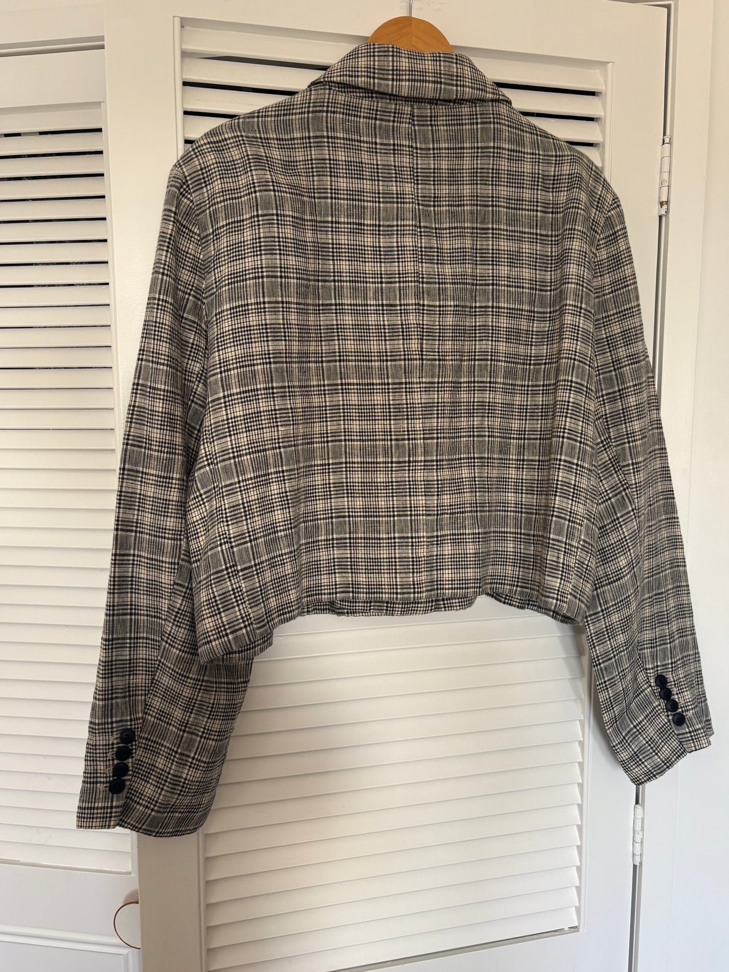 MAX boxy fit linen jacket, 10-18