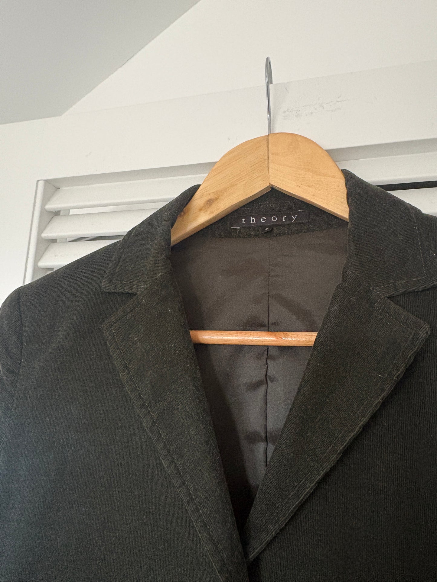 Theory ribbed jacket, 8-10